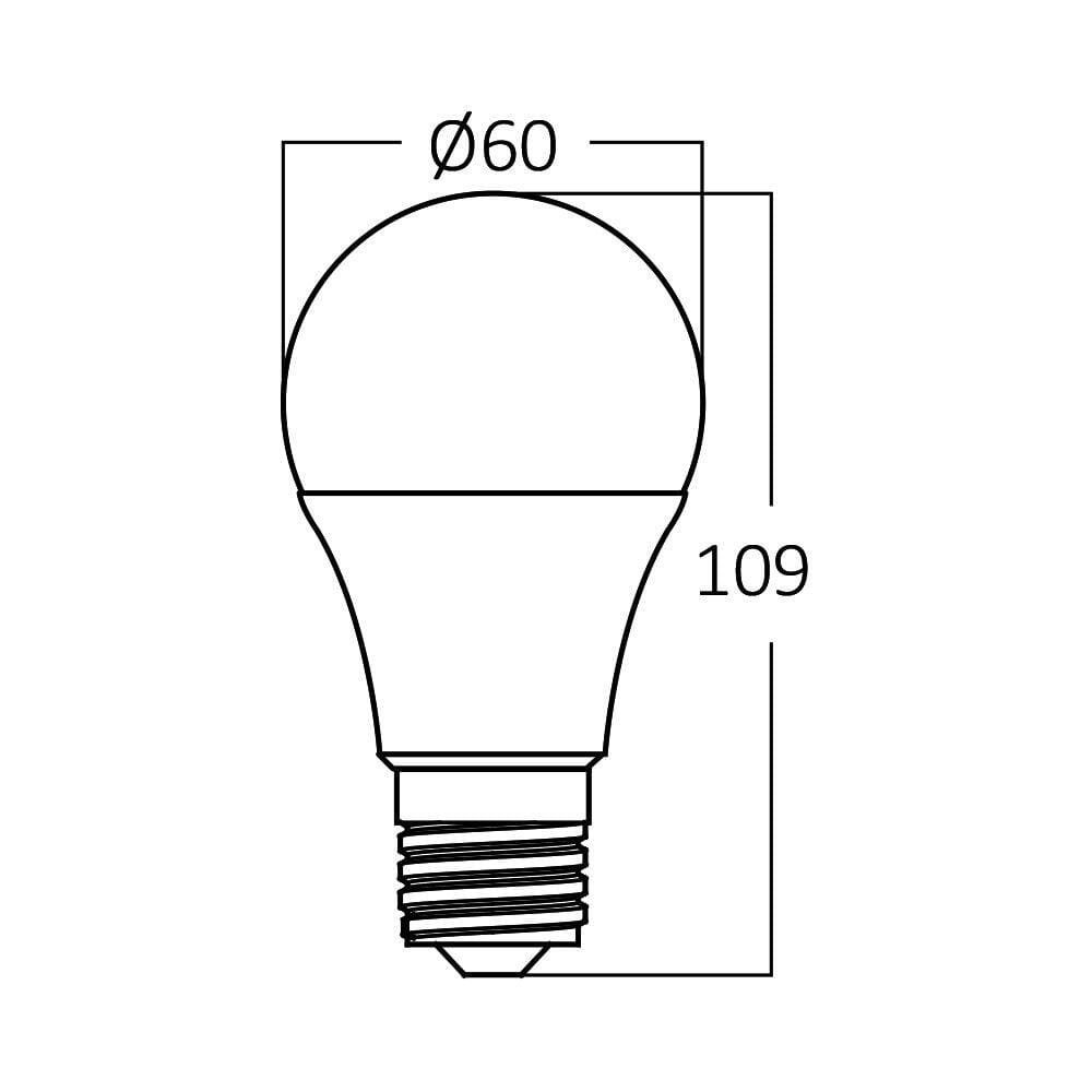 BEC LED 12W A60 PLS 1055LM 4000K E27 - imagine 3