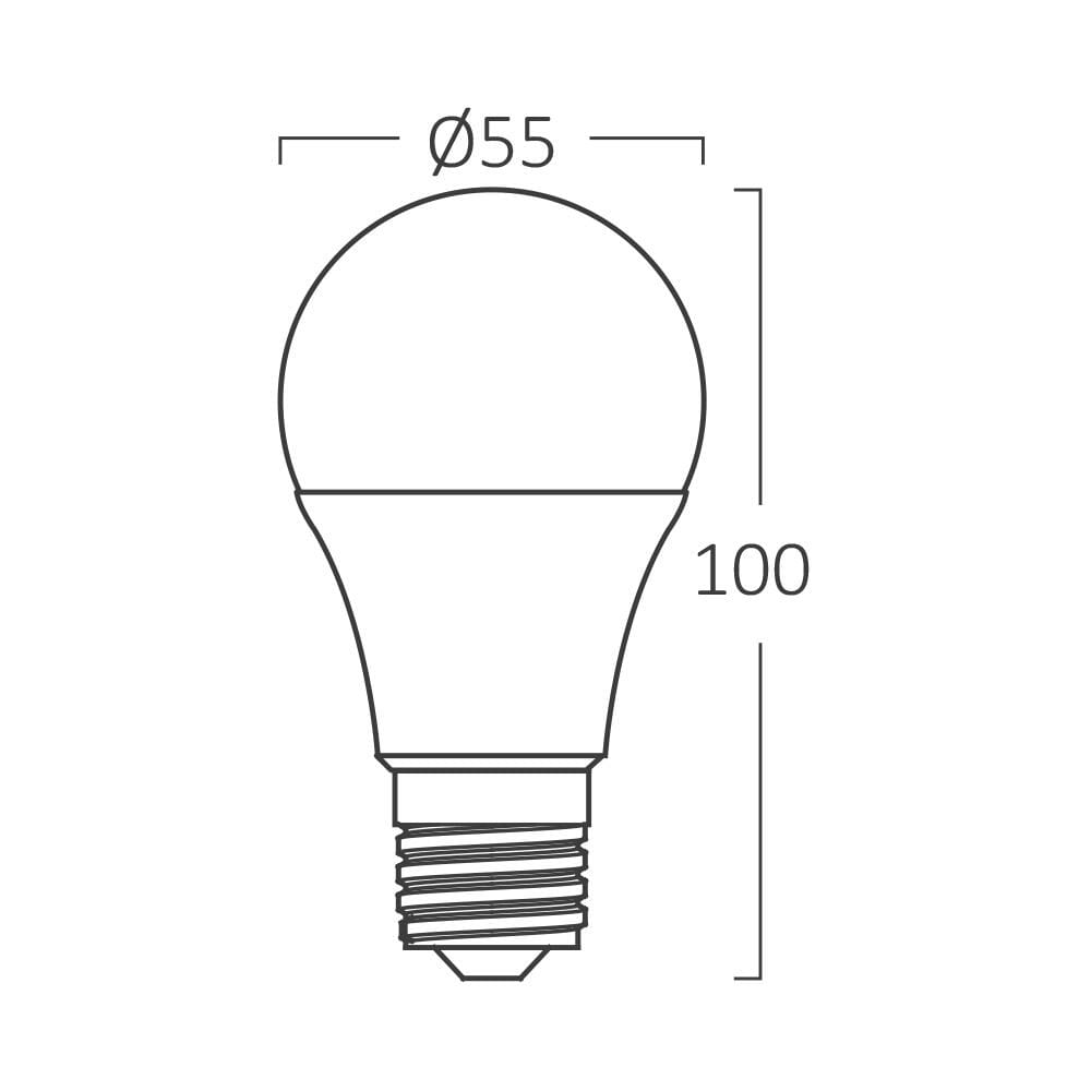 BEC LED 7W A55 PLS 6500K 630lm E27 - imagine 3