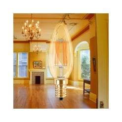 Alternative view of BEC LED CU FILAMENT 4W DIM C35 AMB 360LM 2200K E14