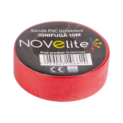 Banda Izolatoare IGN PVC 10m Rosu - Instadepot