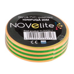 Banda Izolatoare IGN PVC 20m Verde-Galben - Instadepot