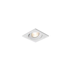 CARCASA ALB PATRAT ROTABIL PT GU10 TETRA-E - Instadepot