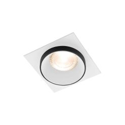 CARCASA ALB/NEGRU PATRAT PT GU10 ALFA-E - Instadepot