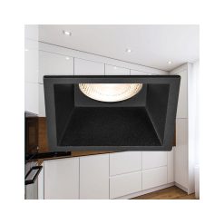 Alternative view of CARCASA NEGRU PATRAT PT GU10 TETRA-CF
