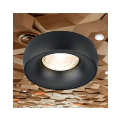 Alternative view of CARCASA NEGRU ROTUND PT GU10 ALFA-A