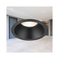 Alternative view of CARCASA NEGRU ROTUND PT GU10 TETRA-CF