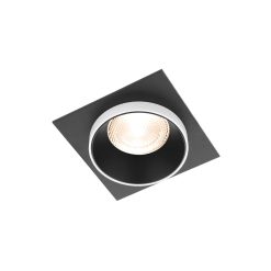 CARCASA NEGRU/ALB PATRAT PT GU10 ALFA-E - Instadepot