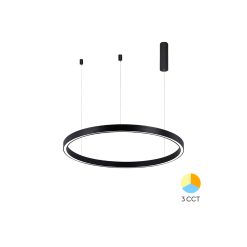 CORP DECORATIV CU LED 45W 3in1 PD-2540 NEGRU LINA - Instadepot