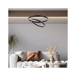 Alternative view of CORP DECORATIV CU LED 65W 3in1 PD-2540 NEGRU LINA