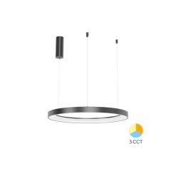 CORP DECORATIV LED 36W 3in1 SLP-PD-RND BELLA NEGRU - Instadepot