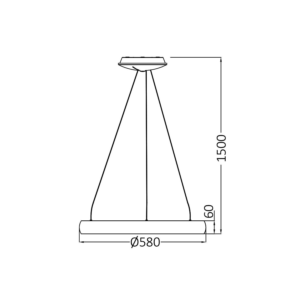 CORP DECORATIV LED 46W 3in1 MLP-PD-RND BELLA NEGRU - imagine 5