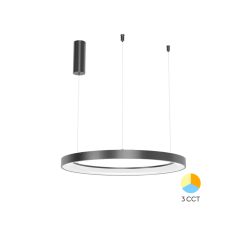 CORP DECORATIV LED 46W 3in1 SLP-PD-RND BELLA NEGRU - Instadepot