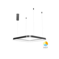 CORP DECORATIV LED 46W 3in1 SLP-PD-SQR BELLA NEGRU - Instadepot