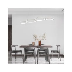 Alternative view of CORP DECORATIV LED 60W 3in1-Telecomanda-DIM PD1-RND NELA ALB