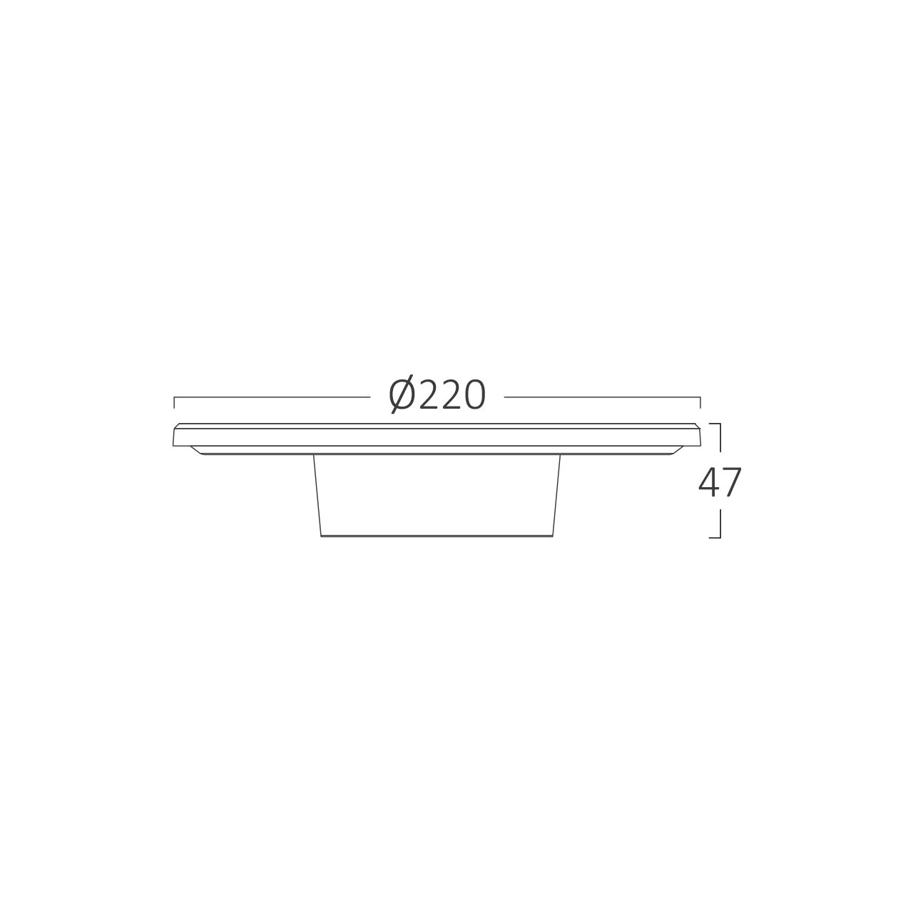 CORP LED PALERMO 12W-3in1 IP65- D220mm ALB - imagine 6