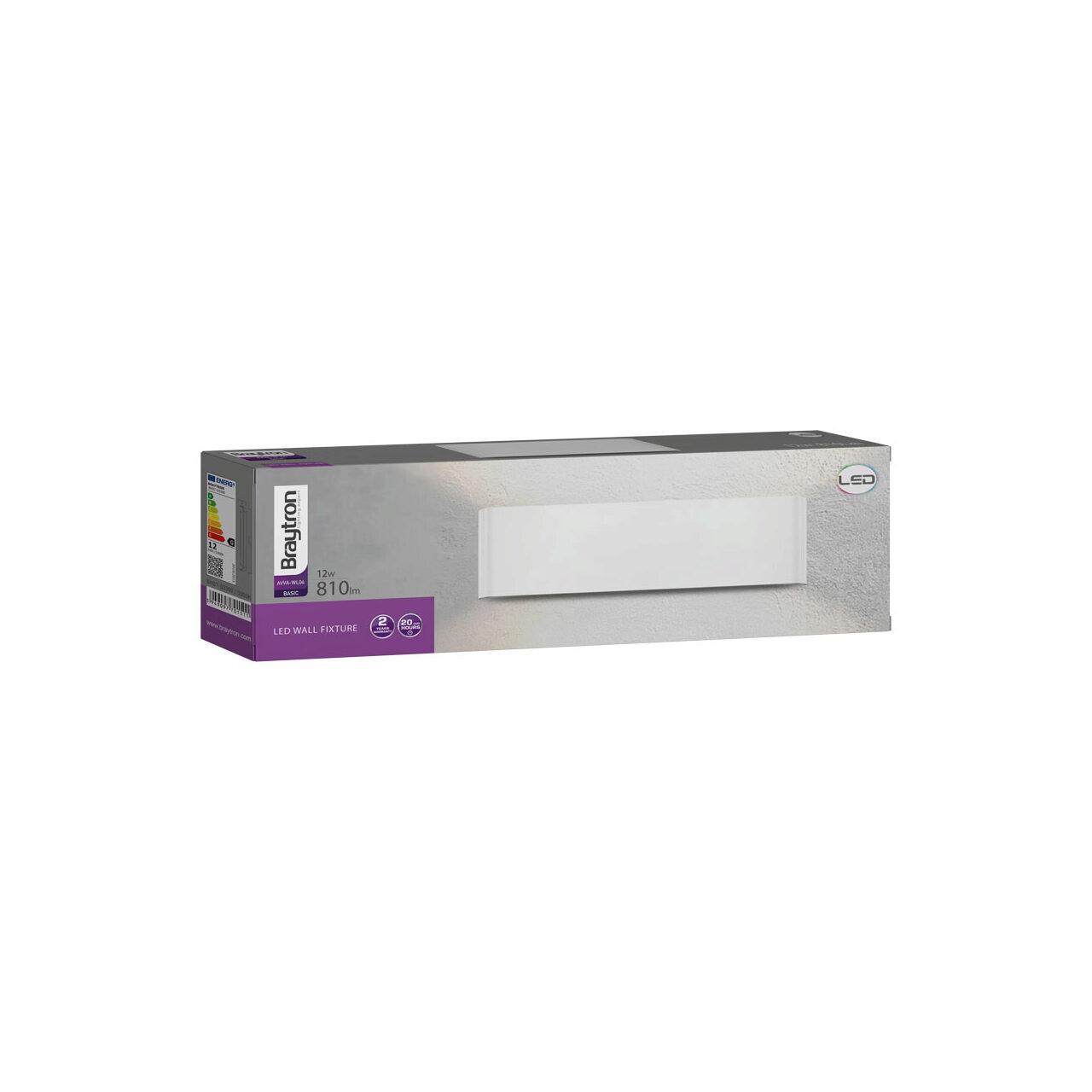 CORP LED PENTRU PERETE-DREPTUNGHI 12W 3000K ALB - imagine 4