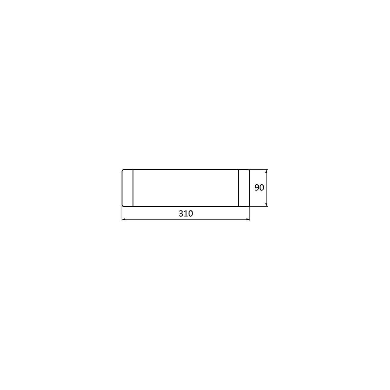 CORP LED PENTRU PERETE-DREPTUNGHI 12W 3000K ALB - imagine 5