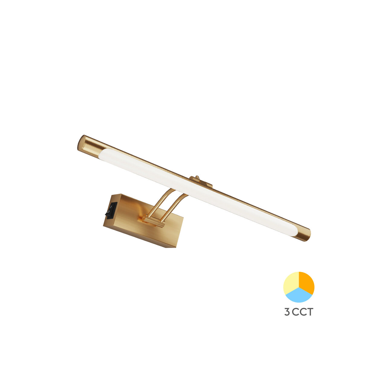 CORP LED PT BAIE 8W 3IN1 400MM AURIU IP20 SARA-400 - Instadepot