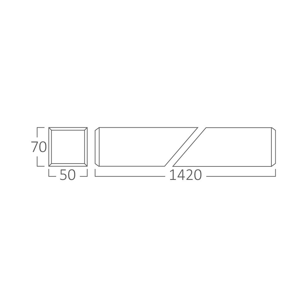 CORP LED SUSPENDAT RECTA 45W 4000K, 4050lm NEGRU - imagine 5