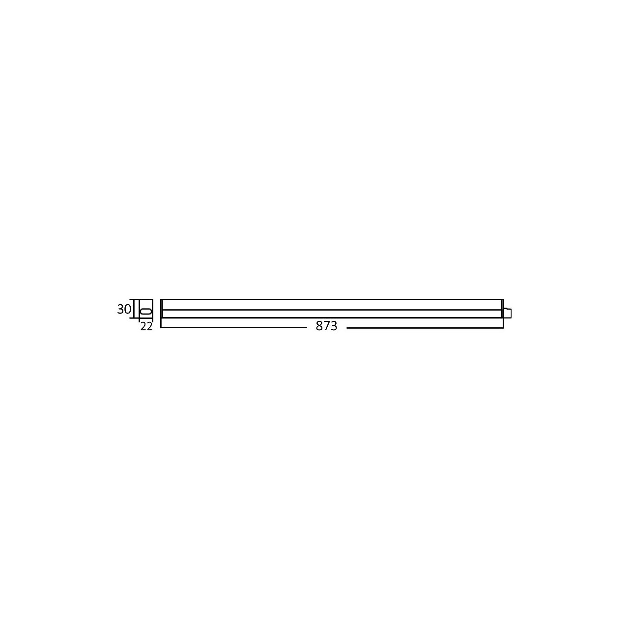 CORP LINEER LEDLINE 11W 3000K 820LM L:873MM IP20 - imagine 5