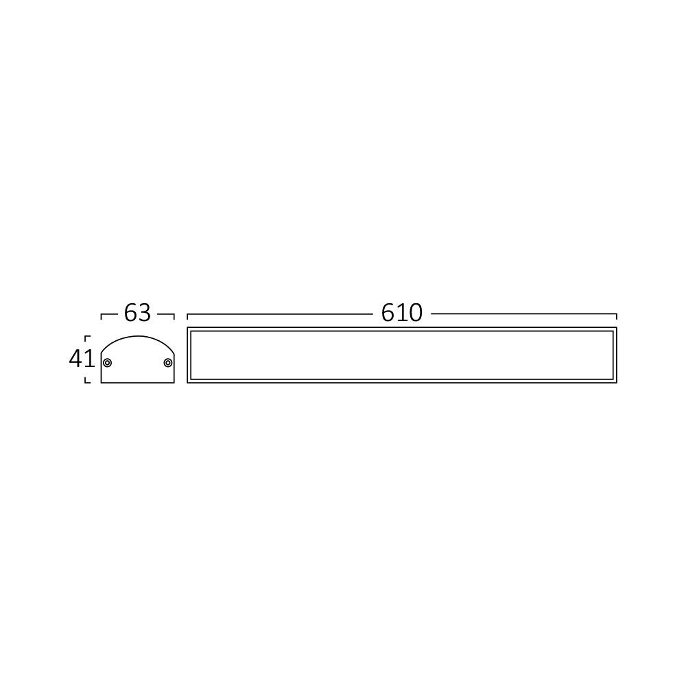 CORP LINEER PROLINE-P 600MM 18W 3000K GRI BRAYTRON - imagine 4