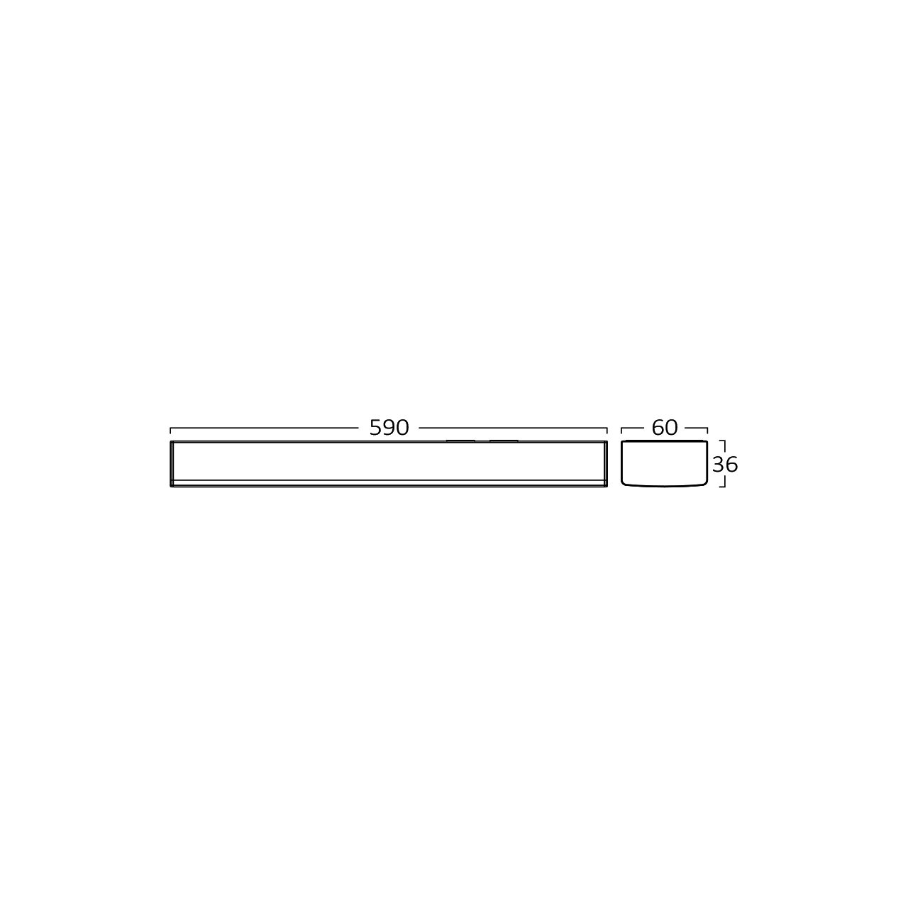 CORP LINEER PROLINE-PT 60CM 18W 3in1 IP40 ALB - imagine 8