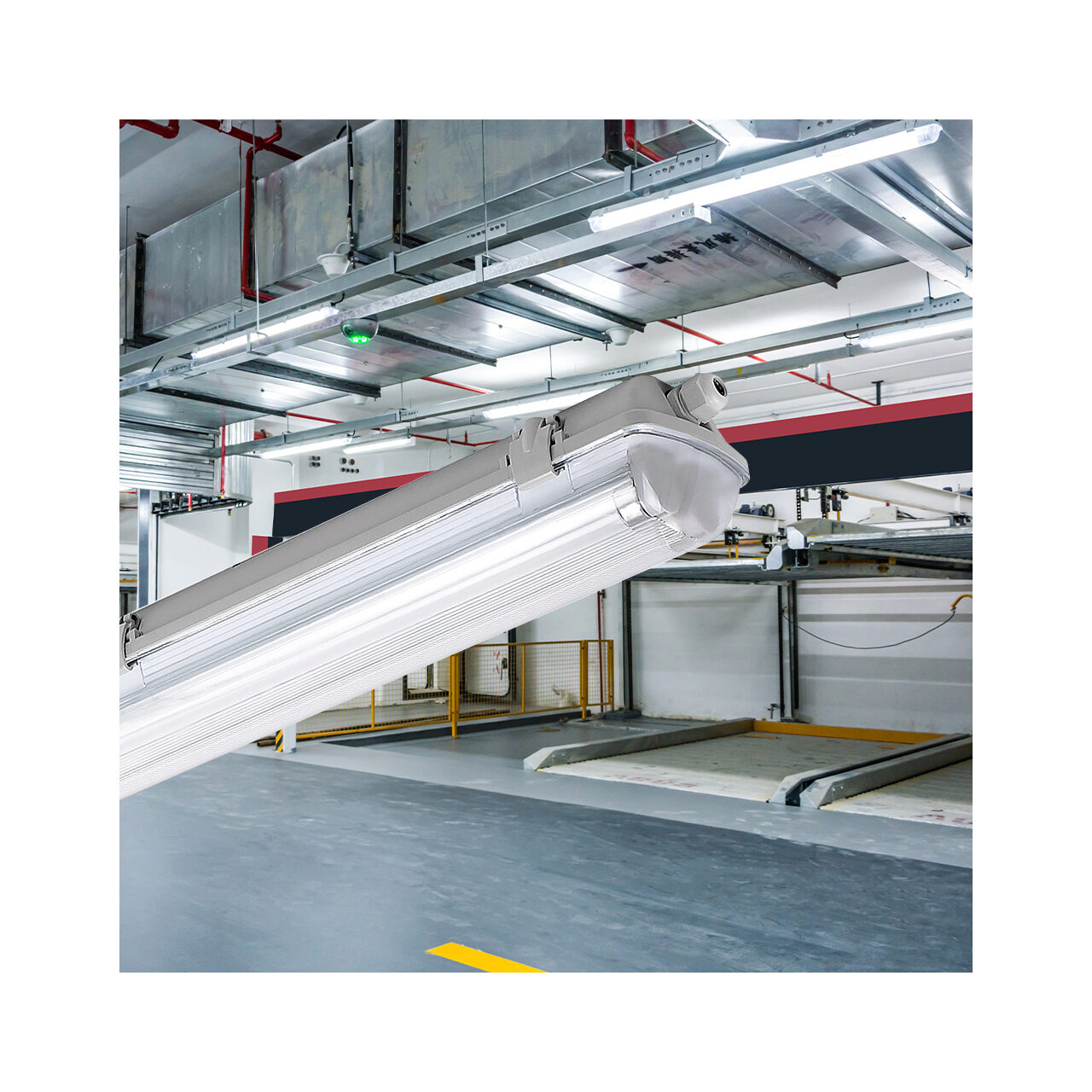 CORP NEON ETANS PT TUB LED 2X60CM - imagine 2