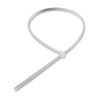 Colier Cablu Alb 4.8x250mm - Instadepot