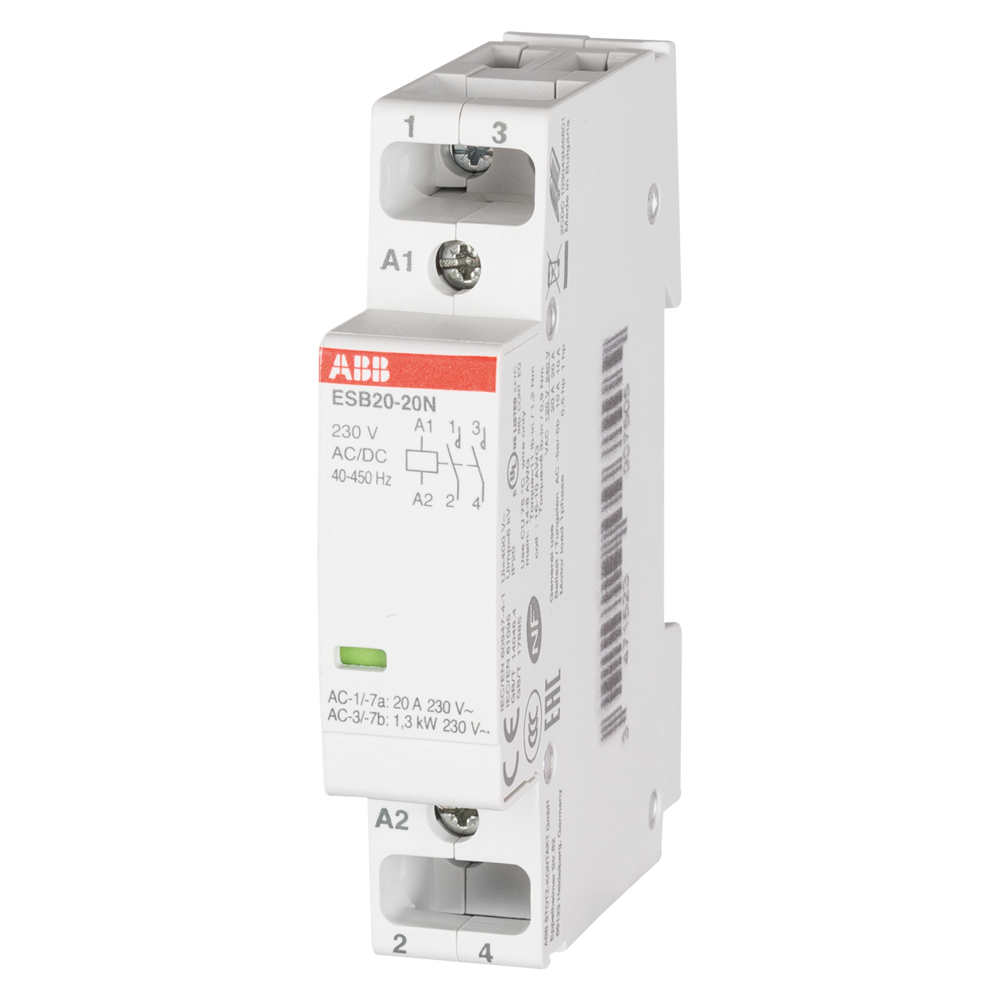 Contactor Modular 20A 230V 50HZ - Instadepot