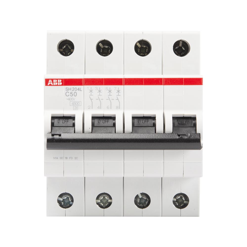 Intrerupator Automat 50A 4P C 4.5KA - Instadepot