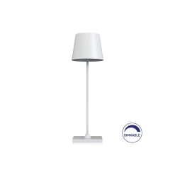LAMPA DE MASA 3W 3000K Reincarcabil TOWER-1 ALB - Instadepot
