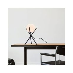 Alternative view of LAMPA DE MASA S013T-1H-1xG9-OPAL NEGRU STICLA