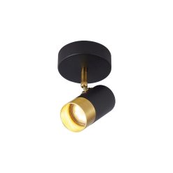 LAMPA DE PERETE G002C-1H-1xGU10-AURIU-NEGRU - Instadepot