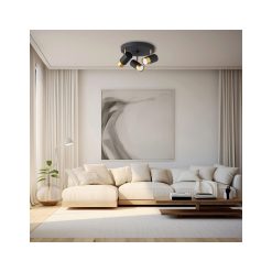 Alternative view of LAMPA DE PERETE G002C-3H-3xGU10-AURIU-NEGRU