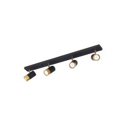 LAMPA DE PERETE G002C-4H-4xGU10-AURIU-NEGRU - Instadepot