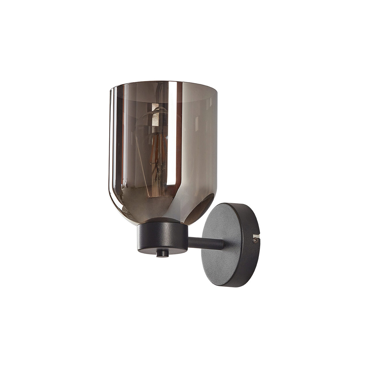 LAMPA DE PERETE S004W-1H-1xE27-SMK STICLA - imagine 3