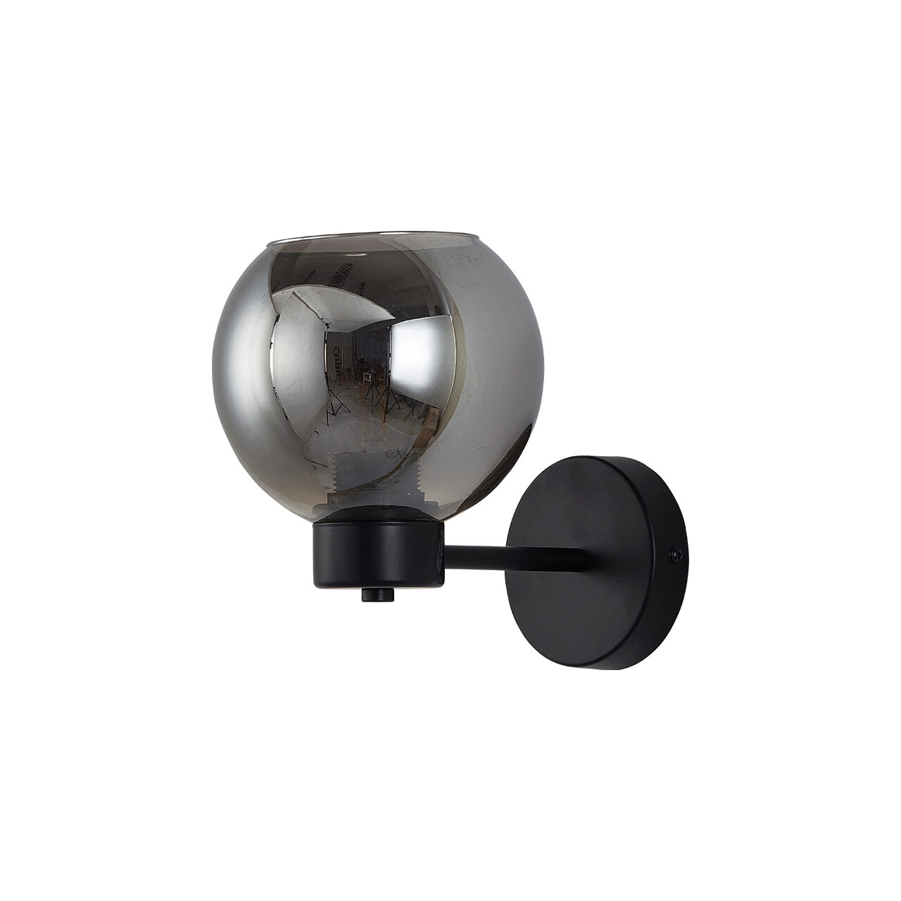 LAMPA DE PERETE S005W-1H-1xE27-SMK STICLA - imagine 3