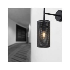 Alternative view of LAMPA DE PERETE W002W-1H-1xE14-NEGRU WIRING