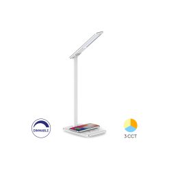 LAMPA LED DE BIROU LB145 3in1 ALB INCARCATOR TLF - Instadepot