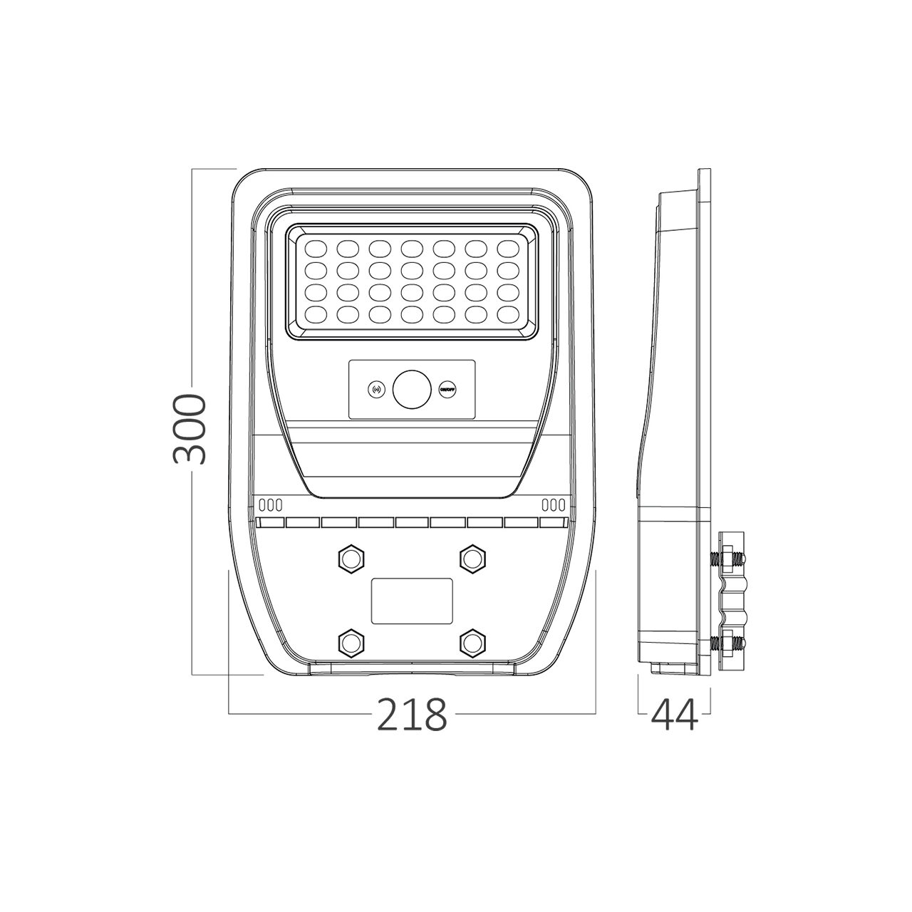 LAMPA STRADALA CU LED ST01, SOLAR+SENZOR P:30W, C:15W 6500K IP65 - imagine 4
