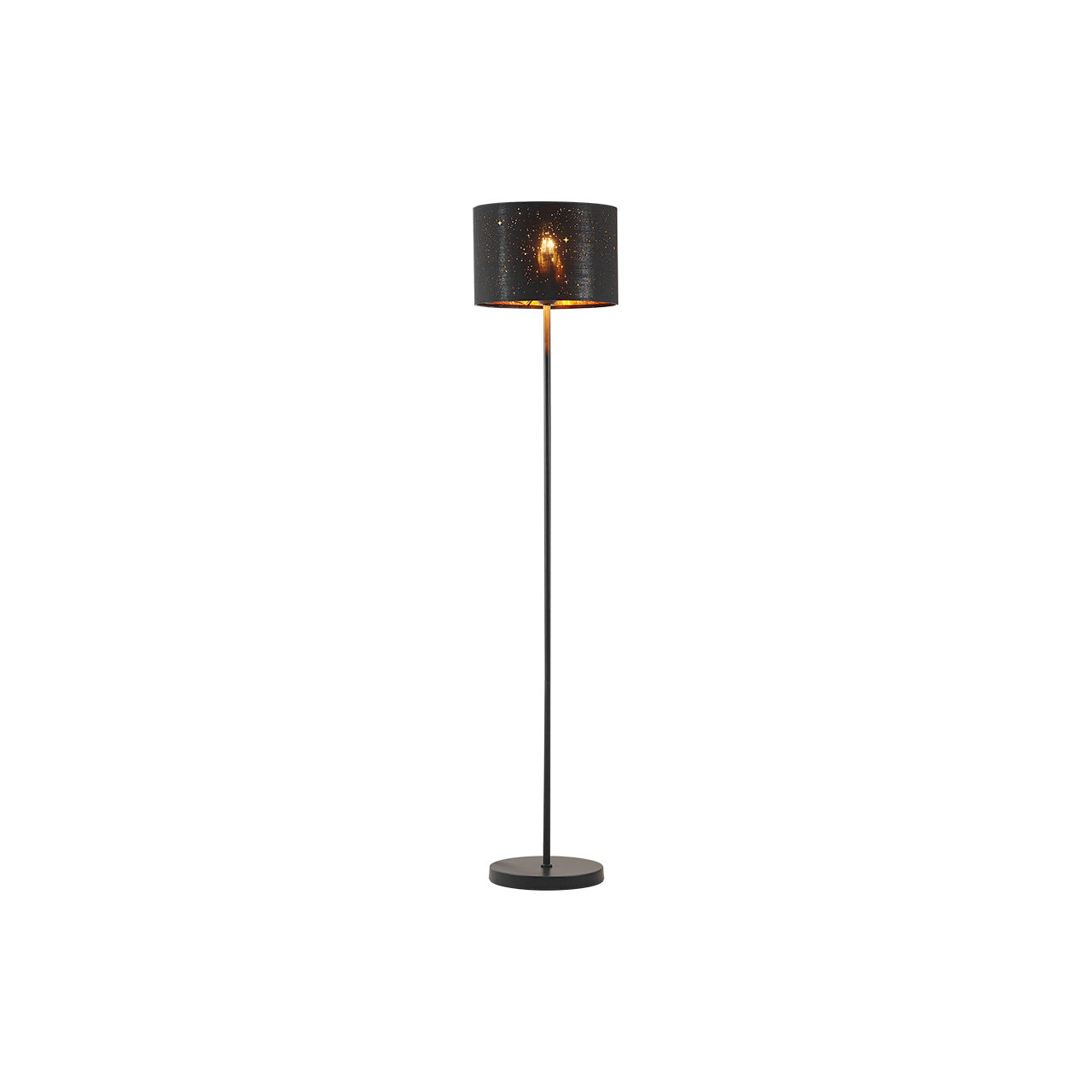 LAMPADAR F001T-1H-1xE27-NEGRU - Instadepot