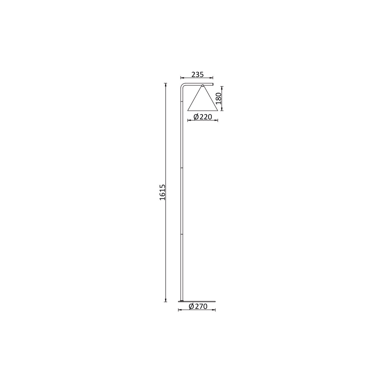 LAMPADAR P010T-1H-1xE27-AURIU - imagine 4