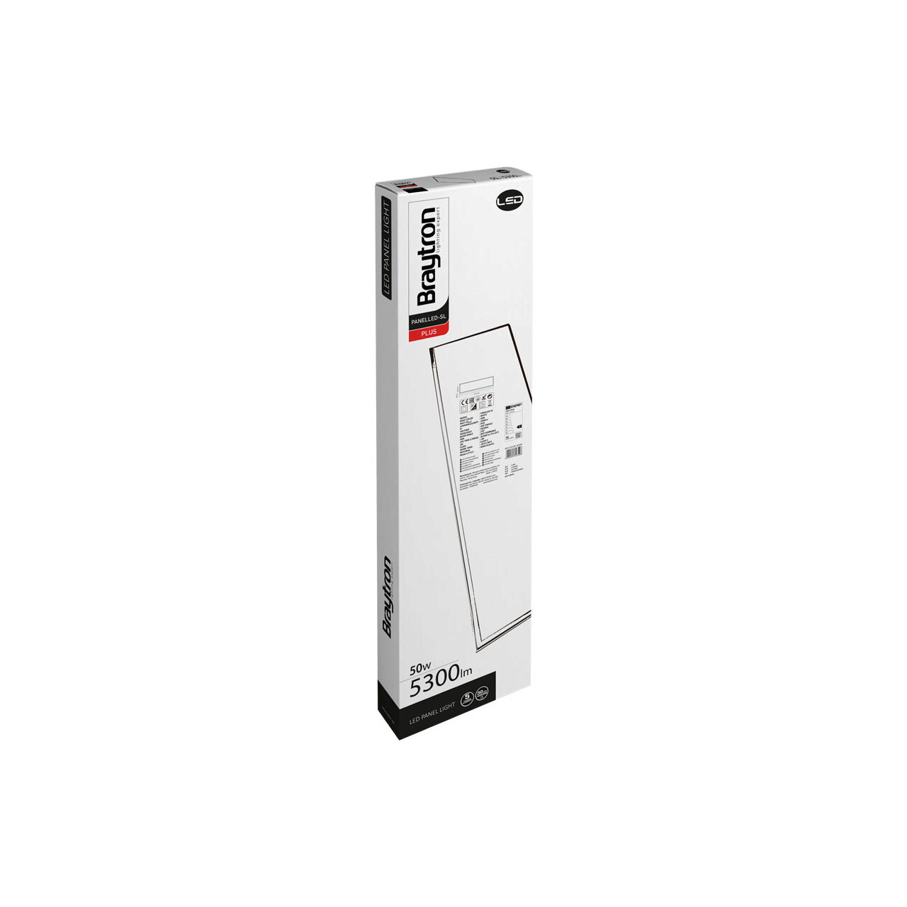 LED PANEL APLICABIL 50W D:30x120 ALB 6500K,BR PLUS - imagine 5