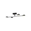 LUSTRA LED 32W ARCANA-3000K 4H NEGRU - Instadepot