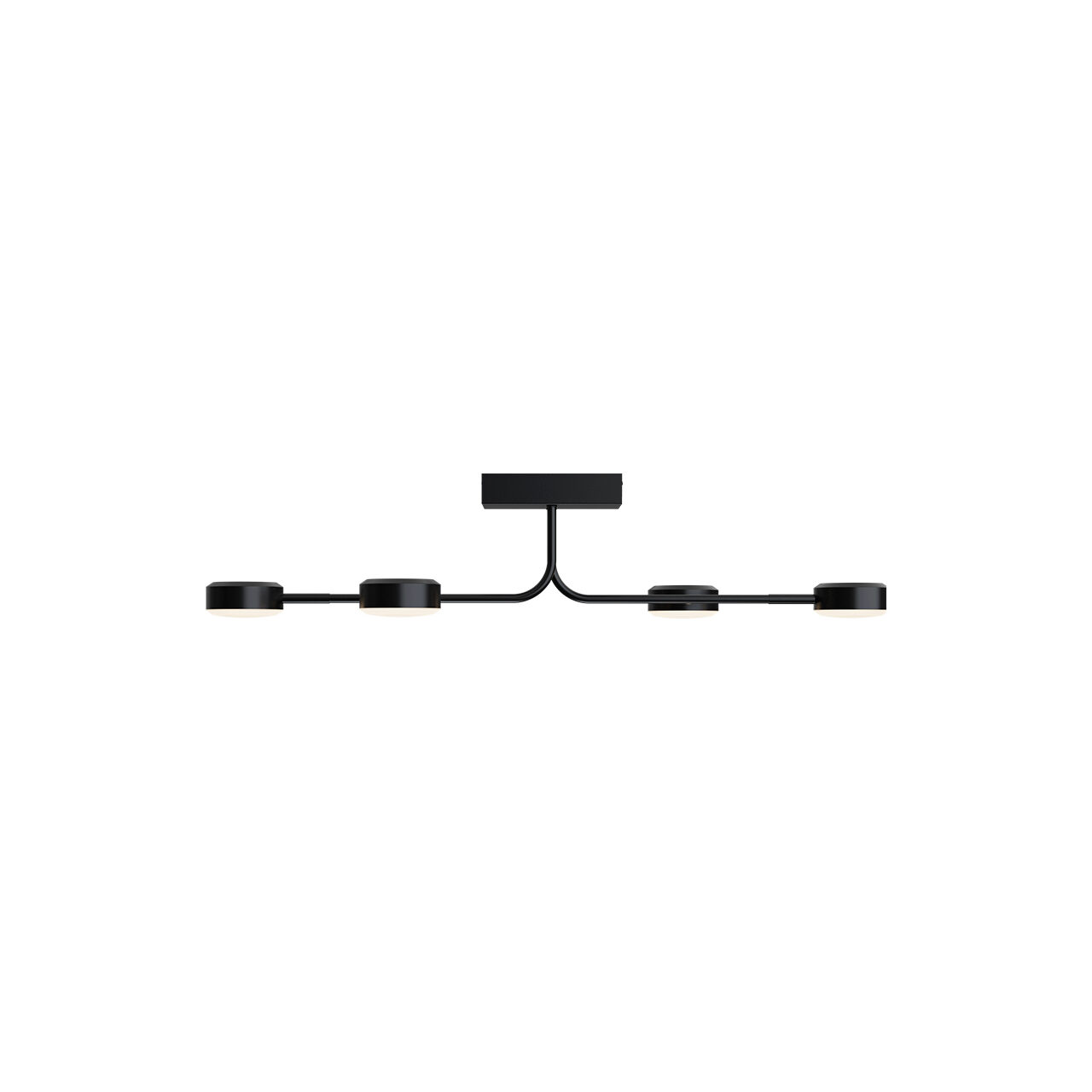 LUSTRA LED 32W ARCANA-3000K 4H NEGRU - imagine 3