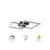 LUSTRA LED 55W CRYSTAL-3IN1-telecomanda-DIM-NEGRU - Instadepot