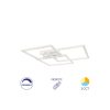 LUSTRA LED 80W CRYSTAL-3IN1-telecomanda-DIM-ALB - Instadepot