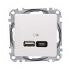 Noua Sedna MEC priza USB A+C 2