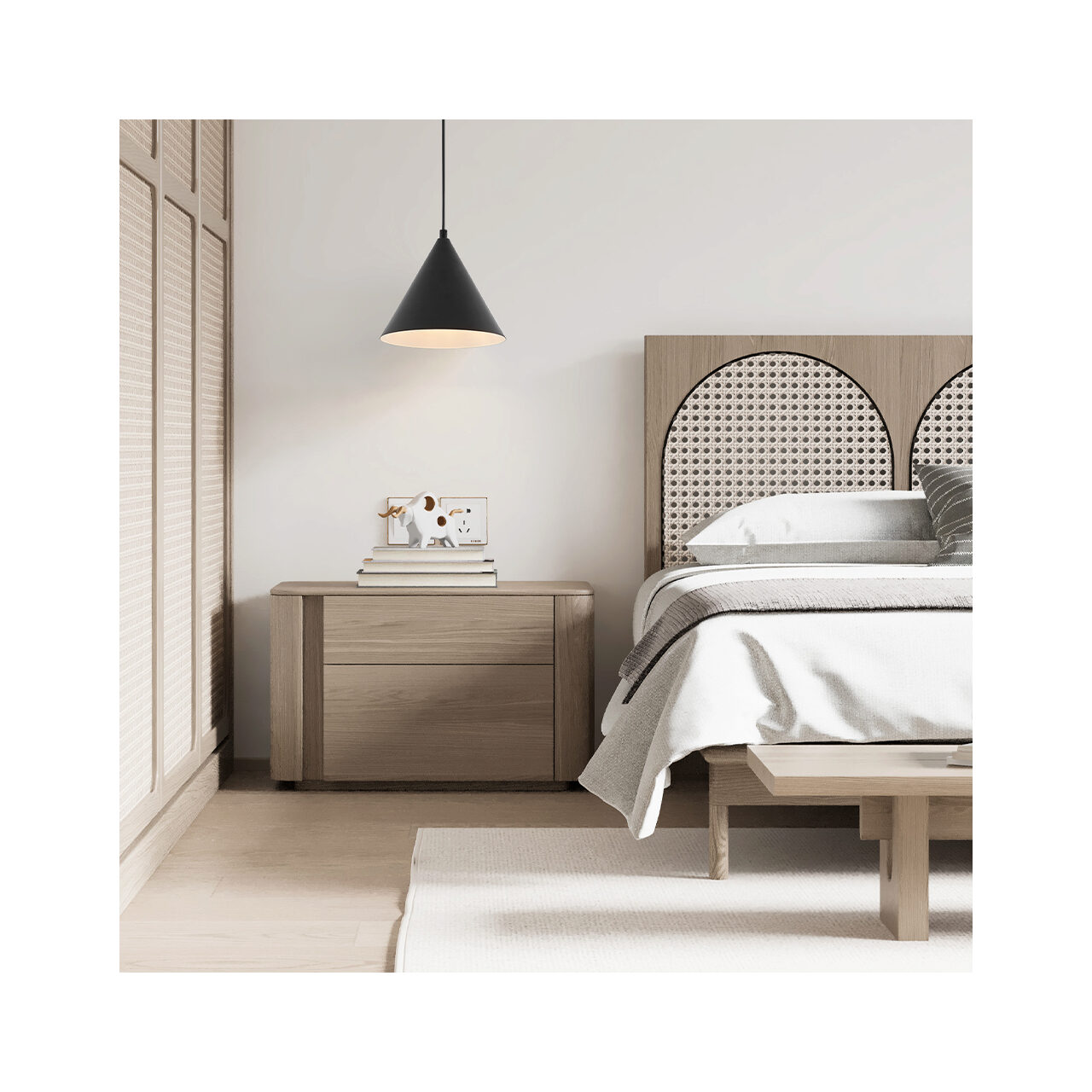 PENDUL CONIC P010R-1H-1xE27 NEGRU - imagine 2