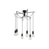 PENDUL G004C-6H-6xE27 CU CABLU NEGRU - Instadepot